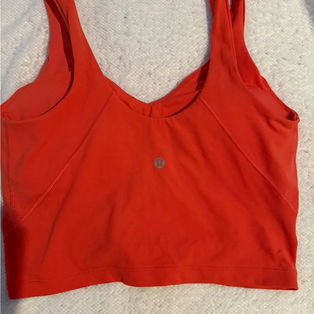 Lululemon Athletic White & Tan Top, Red Top Bundle - Picture 5 of 7